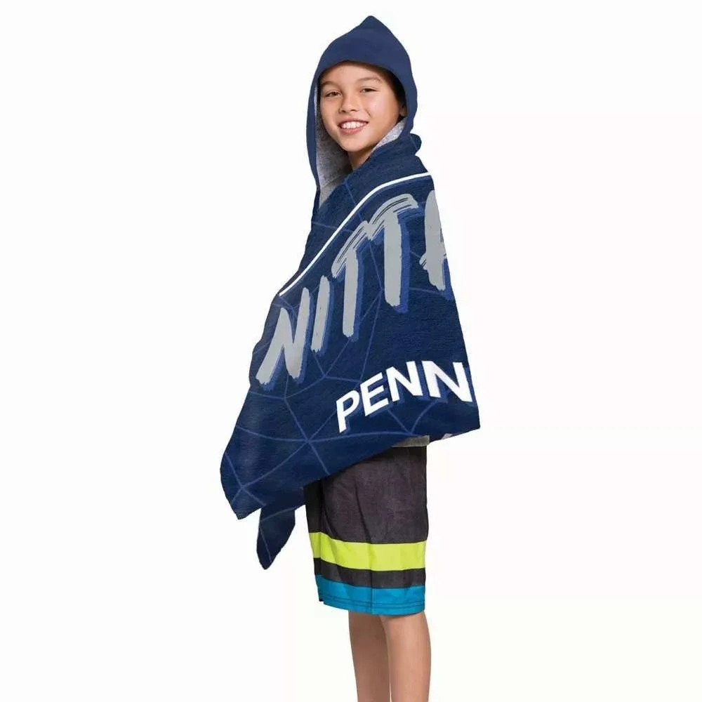 Northwest Penn State Nittany Lions Kids Hooded Beach Bath Towel Blue Poncho